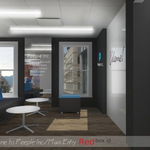Peeple Office Main Entry Designed by Red Box ID